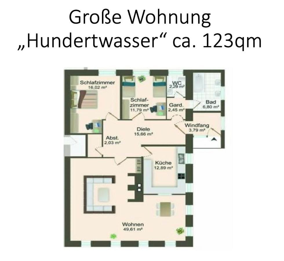 Grosse Ferienwohnung Hundertwasser Am Dreisessel In Altreichenau Нойрайхнау Екстериор снимка